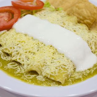 Enchiladas verdes